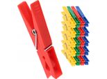 Mollette Kadax "Luant"", Robuste Mollette Antivento, 20 Pezzi, Multicolore"