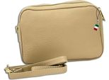 Florence Borsa In Pelle A Tracolla Beige Taupe OTF809N