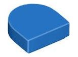 Lego: 50 Moschettoni, Dimensione 1X1, Abgerundet, Blu