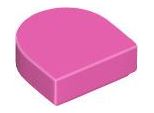 Lego: 50 Moschettoni, Formato 1X1, Abgerundet, Rosa Dunkelpink