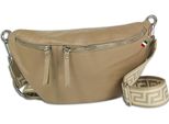 Florence Borsa In Pelle Cintura Taupe Beige OTF821N