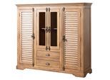 MASSIVMOEBEL24 | Credenza Toulouse #15 In Legno Di Mango Oliato Beige - 160X45X142