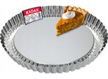 Stampo Per Crostata Kadax "Prung"", Stampo Per Crostata In Lamiera Zincata E Antiaderente, 30 Cm, Argento"