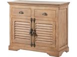 MASSIVMOEBEL24 | Credenza Toulouse #07 In Legno Di Mango Oliato Beige - 107X45X90