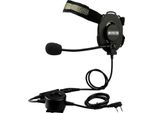 Retevis EH060K Cuffia Radio Tattica, Cuffia Militare A 2 Pin Impermeabile Ptt, Cuffia Unilaterale (1 Pezzo)