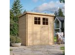 Casetta Da Giardino In Legno Con Porta Di Alta Qualità Con Serratura - L142Xl204Xh200 Cm 2,22 M2- Timbela M311F