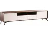 Cassettiera Di Lusso In Legno Moderno Marrone 203X43X46,4 Jvmoebel