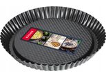 Kadax "Prung"", Stampo Per Crostata In Lamiera Zincata E Antiaderente, 28 Cm, Nero"