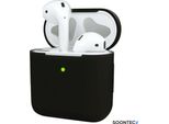 Custodia Airpods Nero Custodia Soontec Custodia In Silicone Protettiva Per Apple Airpods 1A Generazione 2A Generazione