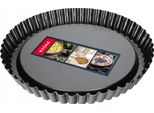 Kadax "Prung"", Stampo Per Crostata In Lamiera Zincata E Antiaderente, 30 Cm, Nero"