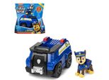 Paw Patrol Chase Patrol Cruiser, Auto Della Polizia, 3 Anni, Plastica, Nero, Blu
