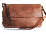 Harold's Pelle Borsa A Tracolla Borsa A Tracolla Submarine Handbag Flap Cognac Marrone