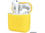 Custodia Airpods Giallo Custodia Soontec Custodia Protettiva In Silicone Per Apple Airpods 1A Generazione 2A Generazione