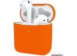 Custodia Airpods Arancione Custodia Soontec Custodia In Silicone Per Apple Airpods Di 1A Generazione 2A Generazione