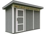 Capanno Da Giardino Di 4,3M² Con Pavimento E Piastrelle Bituminose - Capanno Da Giardino L161Xl411Xh239 Cm - Capanno Da Giardino Timbela M902 - Acciaio Caverna