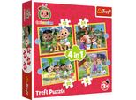 Trefl Puzzle Cocomelon: Meeting 4In1 ( 12,15,20,24 Pezzi)