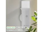 Forever Light Luce Notturna Con Rilevatore Di Movimento Pir Led FLC-03 Attaccata Magneticamente, Luce Notturna 3Xaaa, 4500K, Bianca, Luce A Sensore Auto On/Off Per Armadio, Corridoio, Scale, Camera Da Letto, Cucina, Luce Adesiva