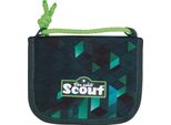 Scout Borsello Da Collo Portafoglio Brustbeutel Cubes Verde Scuro