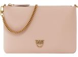 Pinko Borsa A Tracolla Flat Classic Cipria - Antique Gold Rosa Salmone