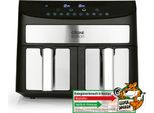 Cuisine Edition Friggitrice Ad Aria Calda Xxl | Airfryer Da 7 Litri | Friggitrice Ad Aria Con 2 Camere | Airfryer Con 10 Programmi