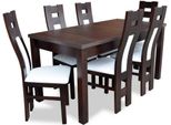 Set Sala Da Pranzo Tavolo Da Pranzo + 6X Sedie 6Pcs Set Jvmoebel