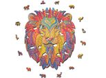 Puzzle Di Woody - Leone (296 Pezzi) Puzzle In Legno