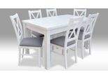 Set Sala Da Pranzo Tavolo Da Pranzo + 6X Sedie Nuovo Moderno Jvmoebel