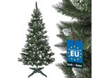 Kotarbau® Albero Di Natale Artificiale Neve 220 Cm Abete Diamante Artificiale Con Supporto In Plastica Albero Di Natale Albero Di Natale