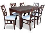 Set Sala Da Pranzo Tavolo Da Pranzo + 6X Sedie 7Pz. Jvmoebel