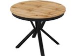 Set Da Pranzo Tavolo Da Pranzo Marrone Rotondo In Legno Design Jvmoebel
