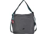Gabs Pelle Borsa A Tracolla Zaino Aissa Tg Bull Black Shoulder Bag Basalto Grigio