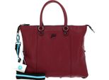 Gabs Pelle Borsa A Tracolla G3 Plus Tg Bull Black Shoulder Bag Lambrusco Bordeaux