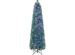 Costway Albero Di Natale Artificiale Da 180 Cm Con Illuminazione, Albero Di Natale In Fibra Di Vetro, Albero Di Natale Con 517 Rami E Supporto In Metallo Ripiegabile, Albero Di Natale Artificiale Per Casa, Ufficio