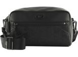 Lacoste Pelle Borsa A Tracolla Nomogramme Crossover Bag Noir Nero