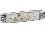 Luce Di Ingombro Con 6 Led, Montaggio A Superficie, 12/4 V - Bianco