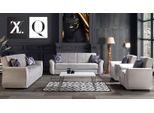 Sofagarnitur 3+2+1+1 Bettfunktion Set Komplett Textil Jvmoebel