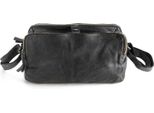 Harold's Pelle Borsa A Tracolla Submarine Handbag Triple Black Nero