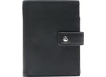Esquire Pelle Portafoglio Rome Wallet High Black Nero
