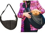 Boutique Zoo Borsa Per Cani, Borsa Per Cuccioli - Fino A 6 Kg - Borsa Per Cani Di Piccola Taglia, Cuccioli, Gatti (Nero)