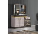 Cassettiera A Specchio Credenza Di Lusso Design Camera Da Letto Cassettiere Jvmoebel