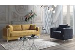 Set Di Divani 3+1 Posti Poltrona Moderna Relax Stile Moderno 2 Pezzi