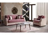 Set Di Divani 3+1 Posti In Legno Tessile Divano Moderno