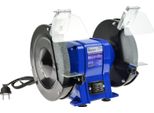 Smerigliatrice Da Banco A Due Dischi Da 200 Mm - Grana Grossa E Grana Fine, Potente Motore Da 350 W, Ideale Per Smerigliare E Lucidare, Con Occhielli Di Protezione Regolabili
