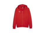 Puma Teamgoal Felpa Con Cappuccio Full Zip Uomo - Rosso