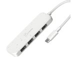 J5Create Hub USB-C Ecologico Di Tipo A Gen 2 Con 4 Porte