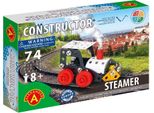Alexander Toys Constructor - Battello A Vapore (Motore A Vapore) - 74 Pezzi
