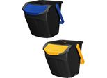 Kotarbau® Sistema Di Separazione Dei Rifiuti Cestino Per La Cucina A 2 Scomparti Coperchio Del Cestino Cestino Per La Cucina In Plastica Cestino Per La Cucina Sistema Di Riciclaggio Sistema Di Separazione Sistema Per I Rifiuti Pattumiera Cestini Per La Separazione Dei Rifiuti Sistemi Di Separazione Dei Rifiuti