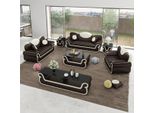 Set Di Divani 3+1+1 Posti Divano Imbottito Moderno Jvmoebel
