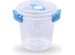 Barattolo Per La Conservazione Degli Alimenti (640 Ml) - Blu - Barattolo Per La Conservazione Dello Yogurt, Ermetico Senza Bpa, Meal Prep Box, Ciotola