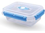 Contenitore Per Alimenti ( 900 Ml ) - Blu - Contenitore Per Alimenti Per Il Pranzo, Ermetico Senza Bpa, Contenitore Per La Preparazione Dei Pasti, Ciotola